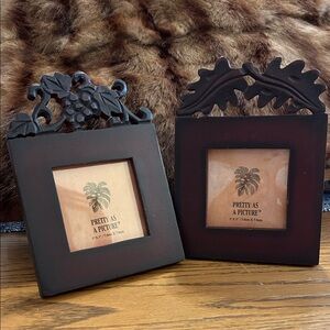 Ornate Brown Picture Frames